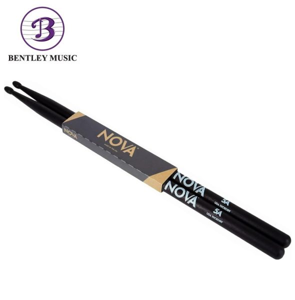 Vic Firth N5AB Nova Drumsticks 5A, Black