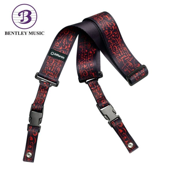DiMarzio DD2243 Steve Vai Cliplock Art Strap, Black