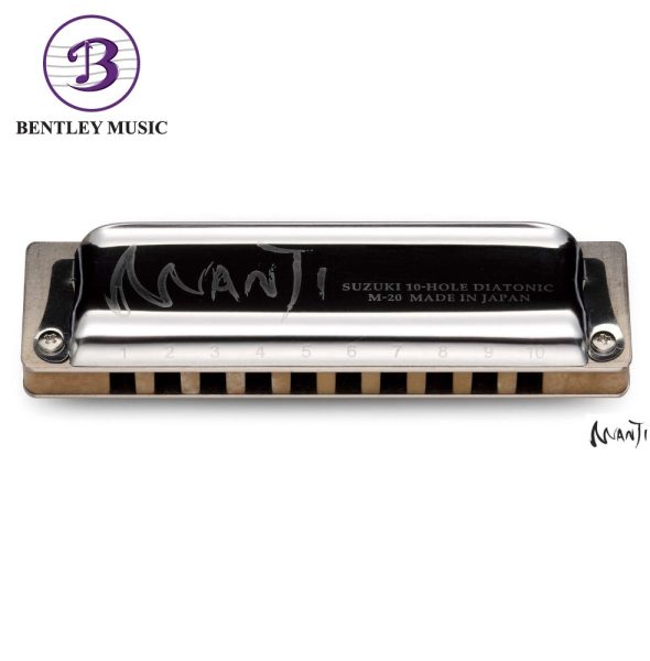 Suzuki M-20-D D Key 10 Holes Manji Diatonic Harmonica