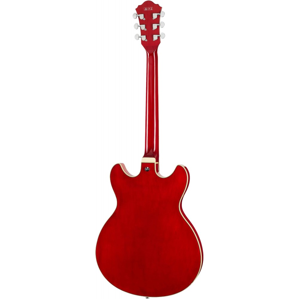 Ibanez AS73-TCD Artcore AS Series Electric Guitar, Transparent Cherry Red