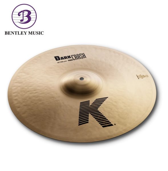 Zildjian K0904 K Dark Thin Crash Cymbal, 18 Inch