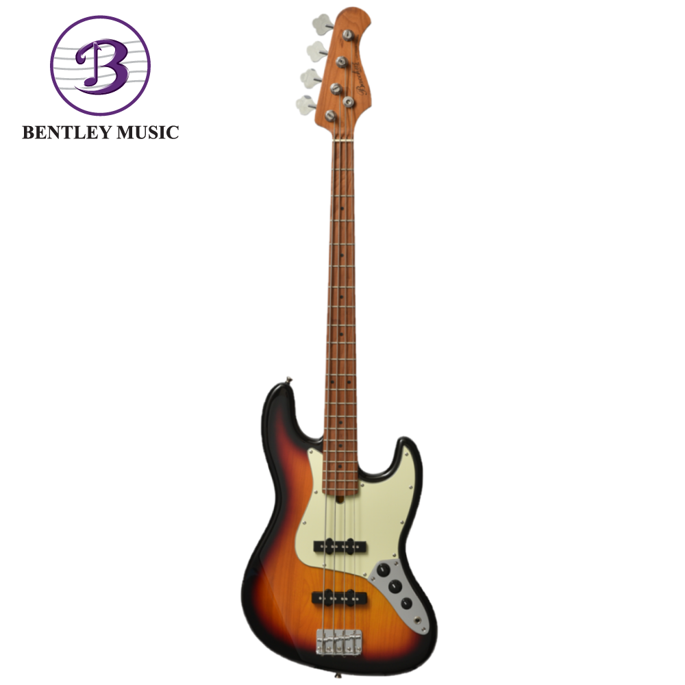 Bacchus BJB-1R RSM/M-3TS Electric Bass, 3 Tone Sunburst 