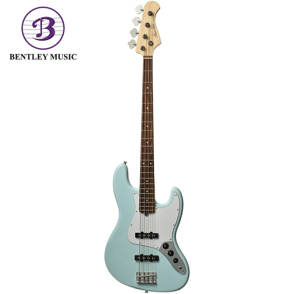 Bacchus BJB-1R-PTL-SOB Universe Series Electric Bass, Pastel Sonic Blue