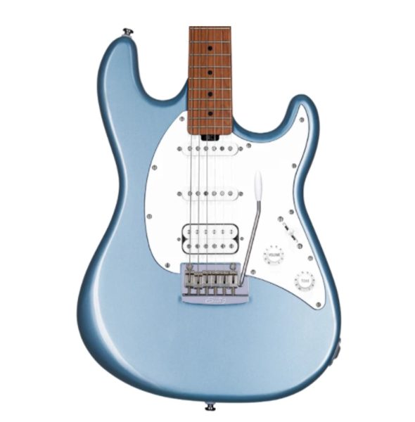 Sterling CT50HSS-FSV-M2 Cutlass Series HSS Electric Guitar, Firemist Silver - Image 2