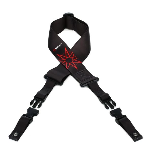 DiMarzio DD2248 Jim Root #4 Cliplock Guitar Strap, Black - Image 3
