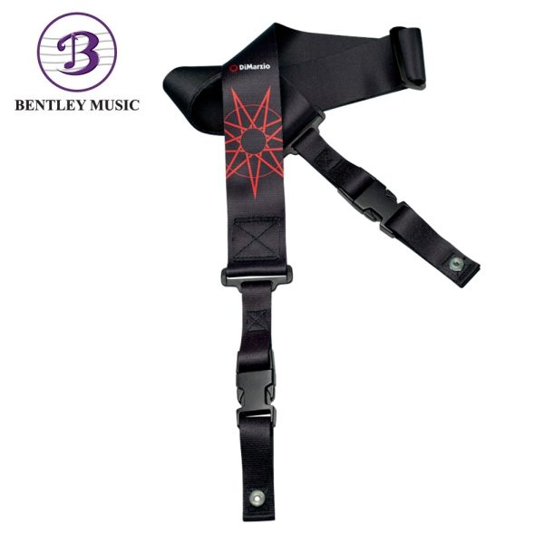 DiMarzio DD2248 Jim Root #4 Cliplock Guitar Strap, Black