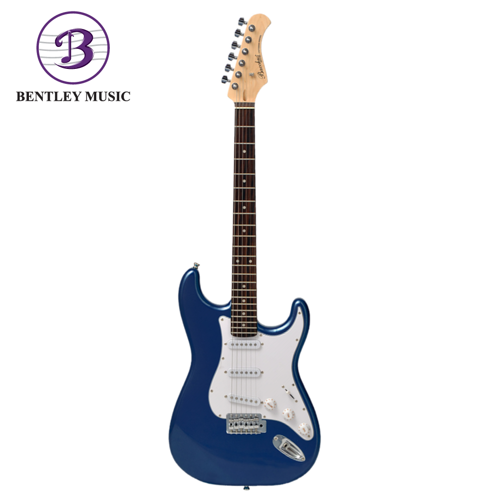 Bacchus BST-1R-DLPB Universe Series Electric Guitar, Deep Lake Placid Blue