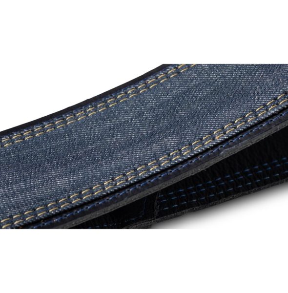 Taylor 4300-25 Blue Denim 2.5" Guitar Strap, Navy Edge