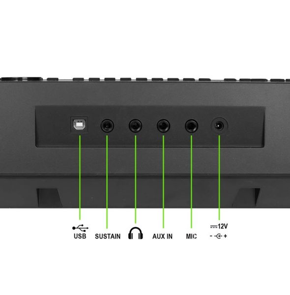 Medeli M331 Millenium Series 61 Keys Portable Keyboard - Image 4