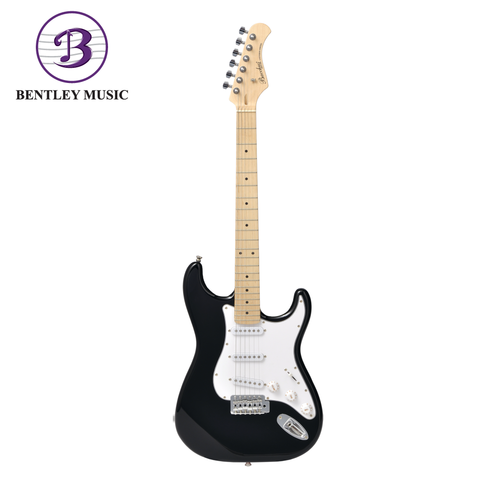 Bacchus BST-1M-BLK Universe Series Electric Guitar, Black 