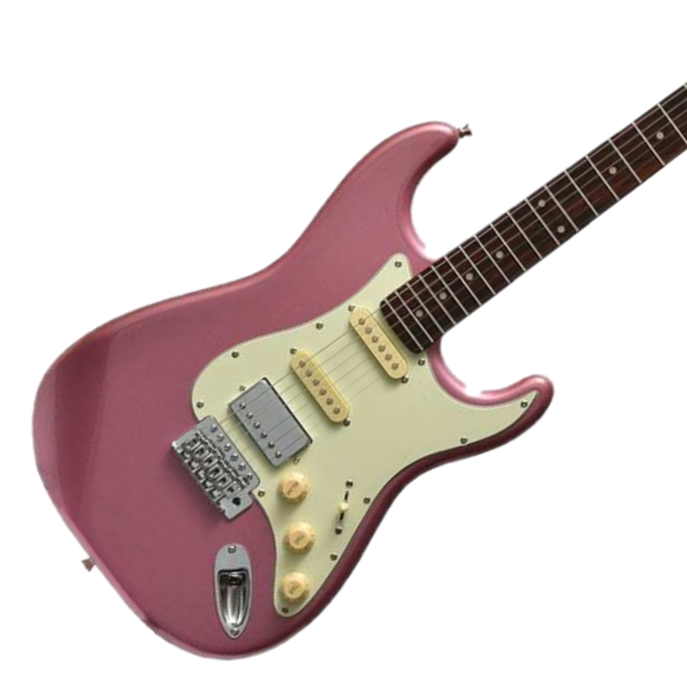 Bacchus BST-2-RSM/R-BGM Universe Series Roasted Maple Electric Guitar,  Burgundy Mist