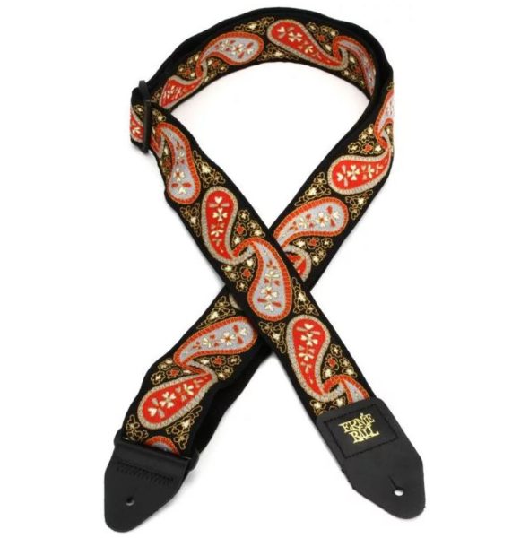 Ernie Ball P04696 Jacquard Guitar Strap, Midnight Paisley