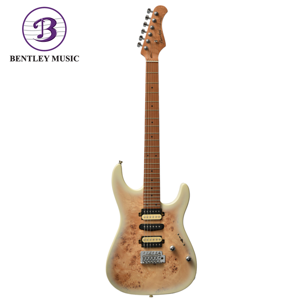 Bacchus IMPERIAL24-BP-RSM/M Universe Series Roasted Maple Electric Guitar,  Blonde Burst | Bentley Music