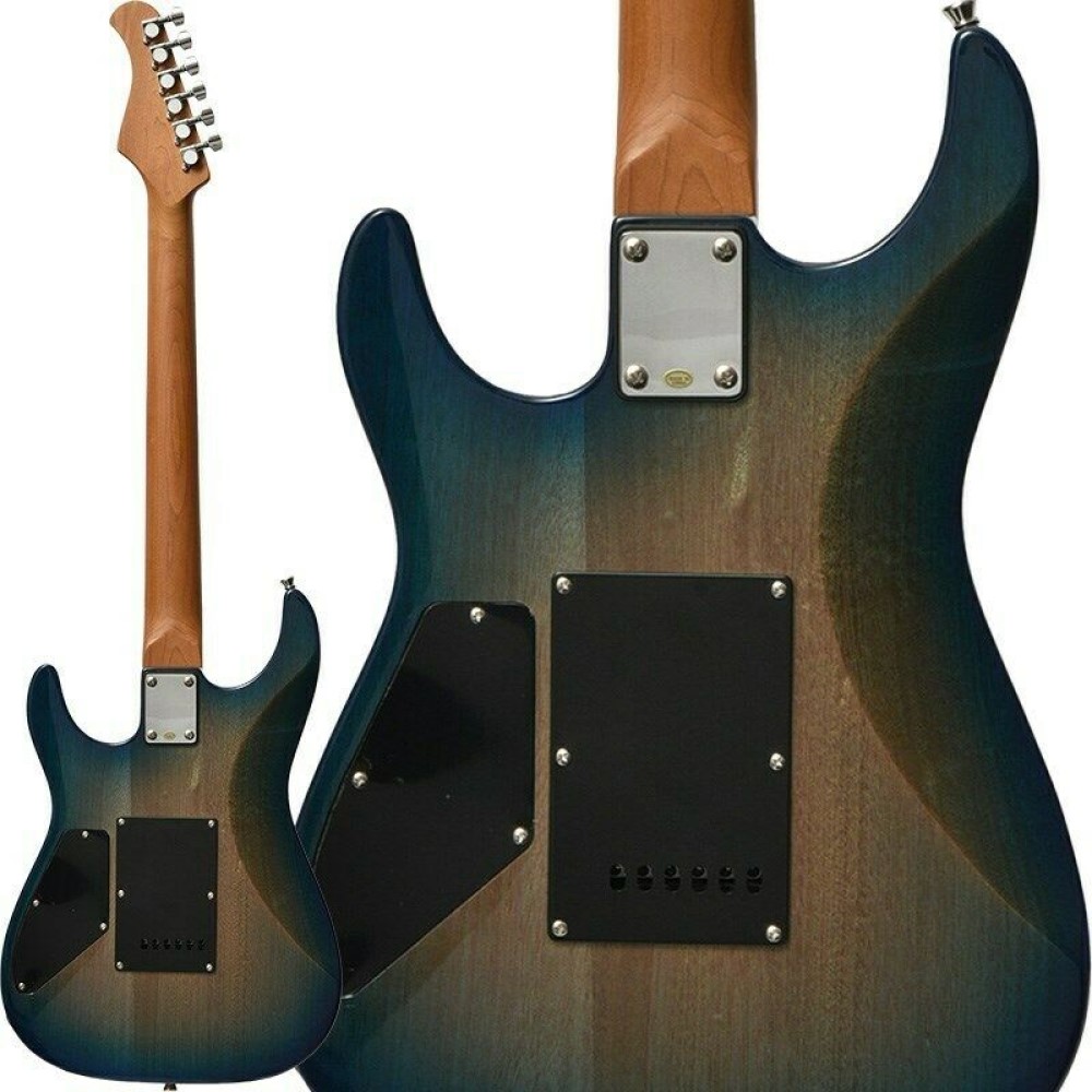 Bacchus IMPERIAL24-BP-RSM/M Universe Series Roasted Maple Electric Guitar,  Blue Burst | Bentleymusic.com