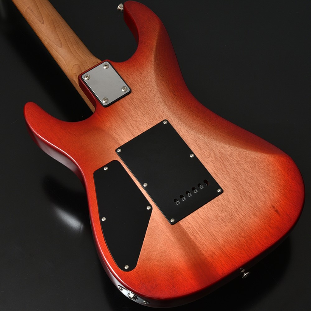 Bacchus IMPERIAL24-BP-RSM/M Universe Series Roasted Maple Electric Guitar,  Red Burst | Bentleymusic.com