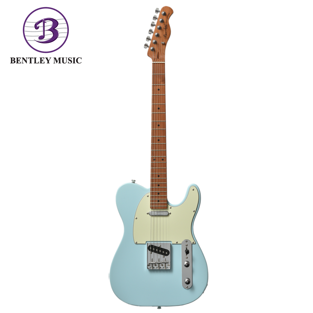 Bacchus BTE-1-RSM/M-PTL-SOB Universe Series Roasted Maple Electric Guitar,  Pastel Sonic Blue