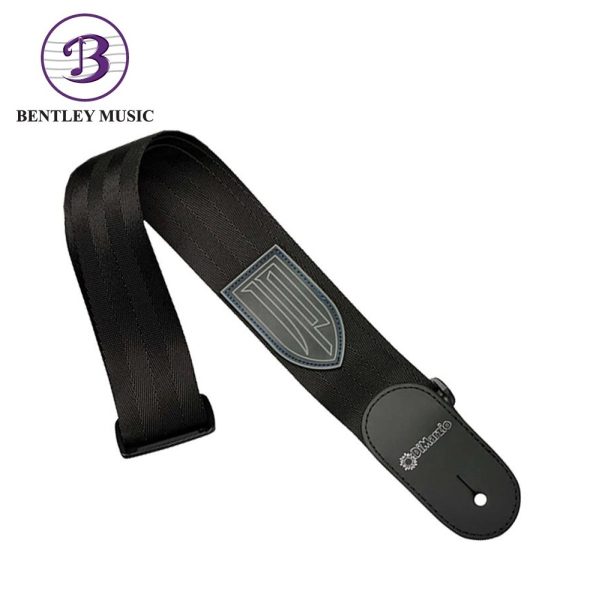 DiMarzio DD3100JPBKBL John Petrucci Guitar Strap, Blue Thread