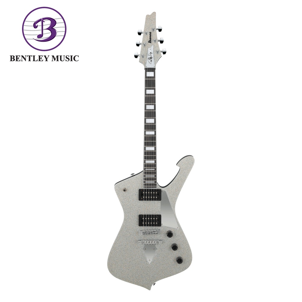 Ibanez PS60-SSL Paul Stanley Signature Electric Guitar, Silver Sparkle