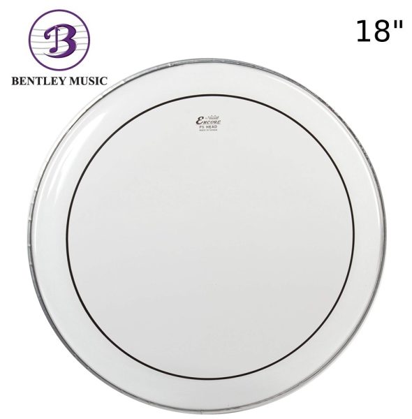 Remo EN-1318-PS Encore Pinstripe Clear Bass Drumhead, 18-Inch Diameter
