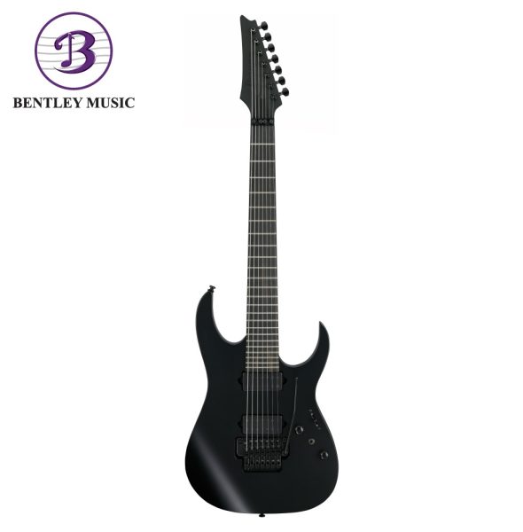 Ibanez RGRB720-BKF RG Iron Label Series Reverse Headstock Electric Guitar 7 Strings, Black Flat