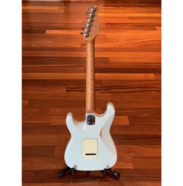 Suhr 01CUS0002-SBA Custom Classic Antique Electric Guitar, Sonic Blue Antique - Image 2