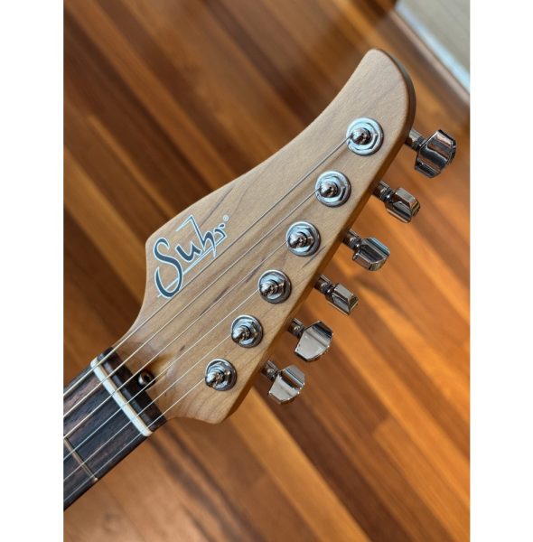 Suhr 01CUS0002-SBA Custom Classic Antique Electric Guitar, Sonic Blue Antique - Image 5