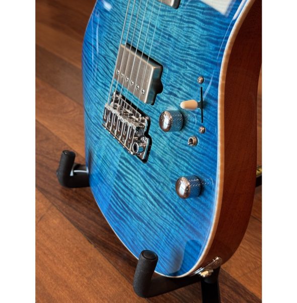 Suhr 01CUS0009-ABB Custom Modern Electric Guitar, Aqua Blue Burst - Image 3