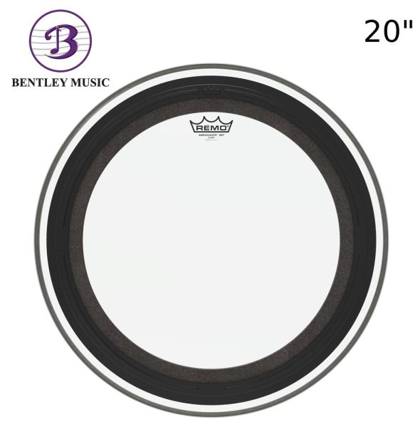 Remo BR-1320-00-SMT Ambassador SMT Clear Drumhead, 20-Inch Diameter