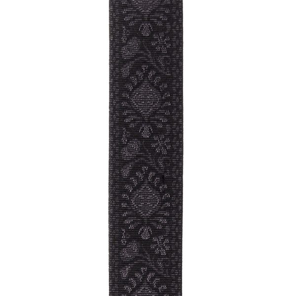 D'addario 50TB01 Woven Guitar Strap, Monterey Black Tubular