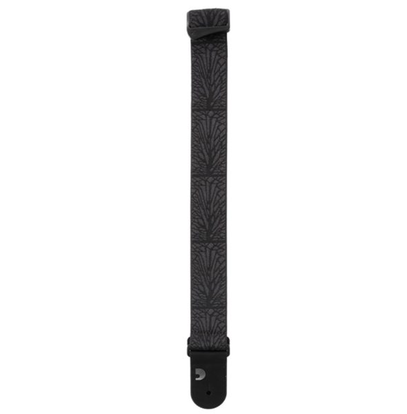 D'addario 50TB02 Woven Guitar Strap, Lightning Black Tubular