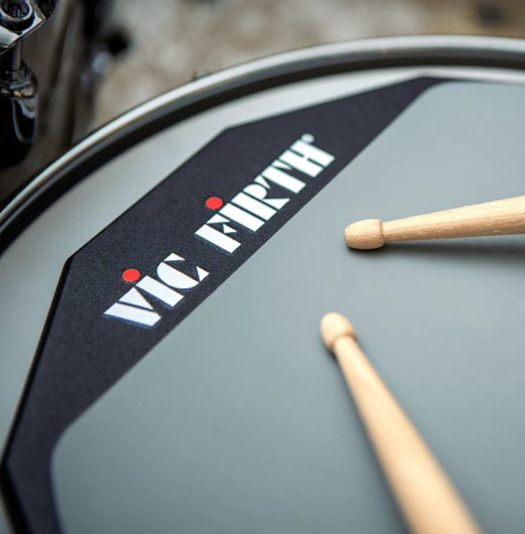 Vic Firth PAD12 Single-Sided Practice Pads, 12 Inch