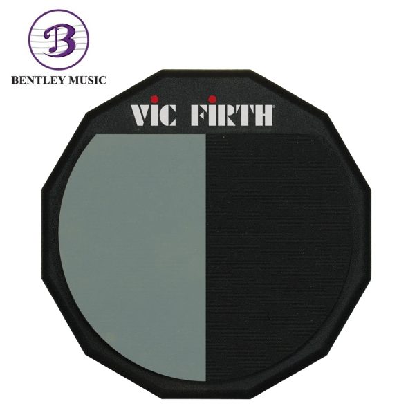 Vic Firth PAD12H Single-Sided Double Surface Practice Pad, 12 Inch