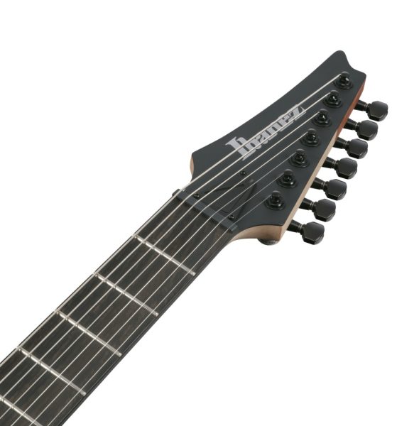 Ibanez RGIXL7-BKF RG Series 7-Strings Electric Guitar, Black Flat