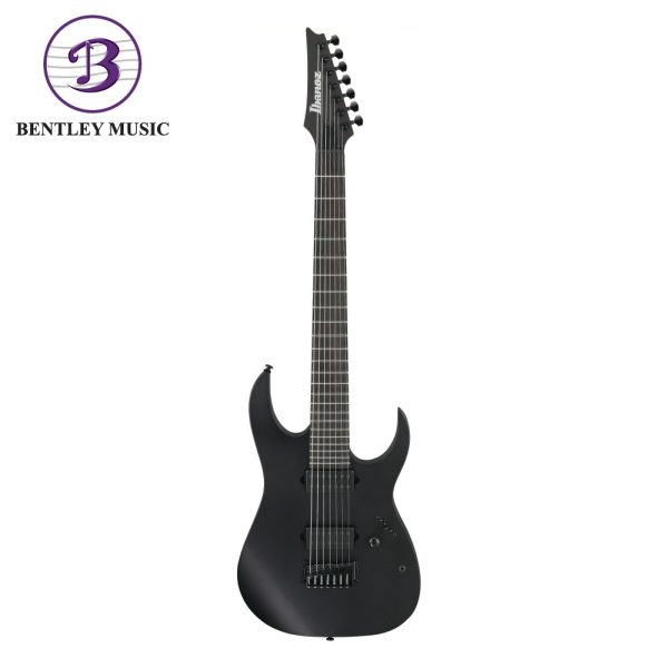 Ibanez RGIXL7-BKF RG Series 7-Strings Electric Guitar, Black Flat