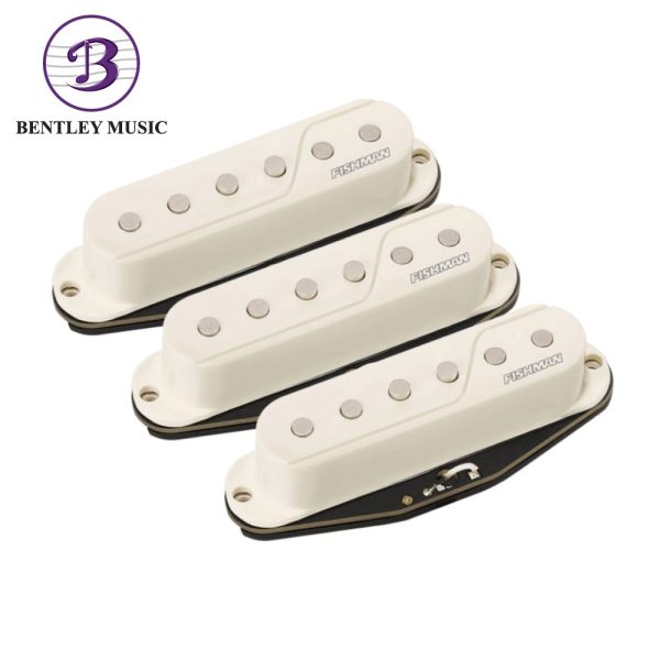 Fishman PRF-STR-WH3 Single Width Pickup Set, White