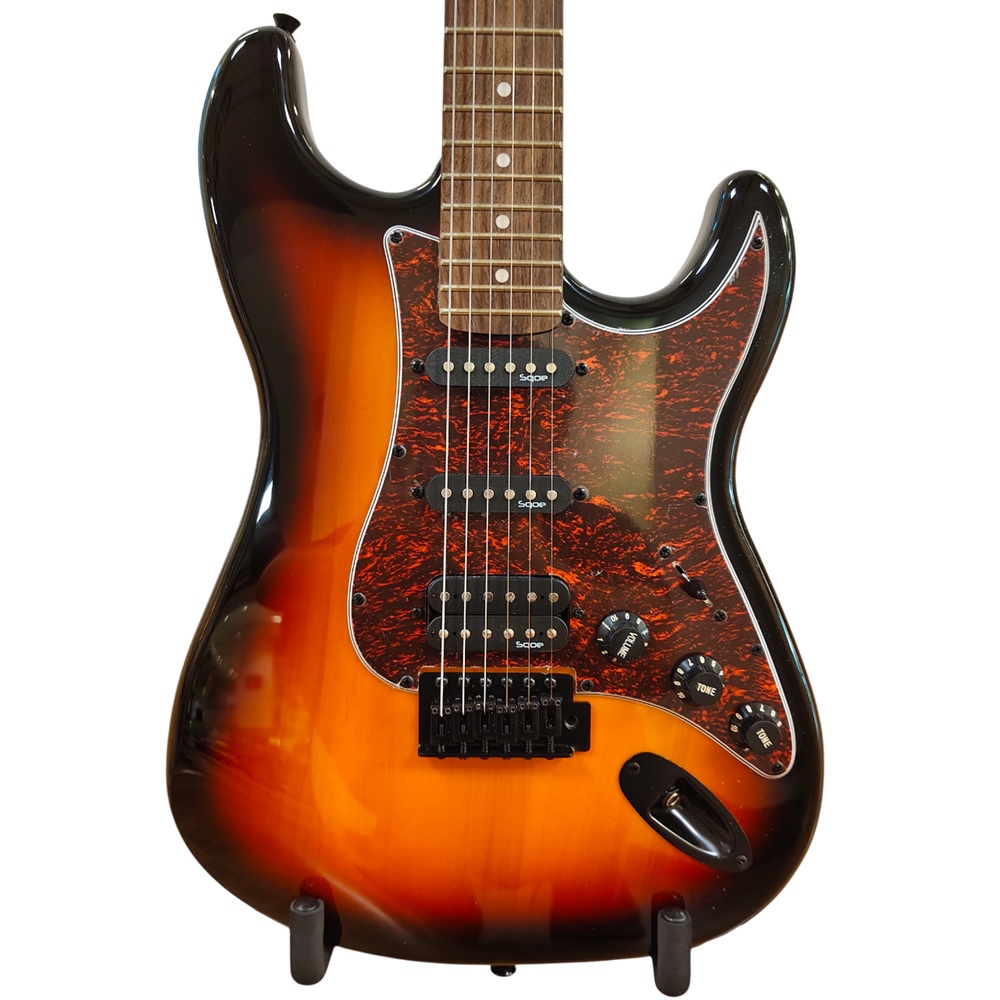 SQOE SEST230-SB ST Series HSS Electric Guitar, Sunset - Image 3