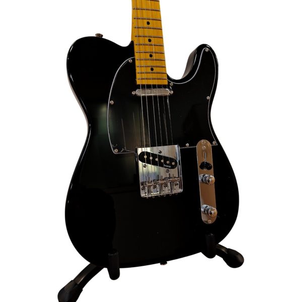 SQOE SETL250-BK TL Series HSS Electric Guitar, Black - Image 3