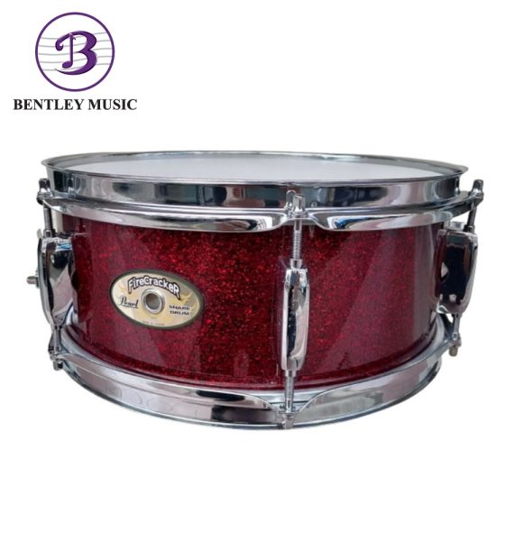 Pearl FCP1250R-407 12x5 Inch Firecracker Snare Drum, Red Glass