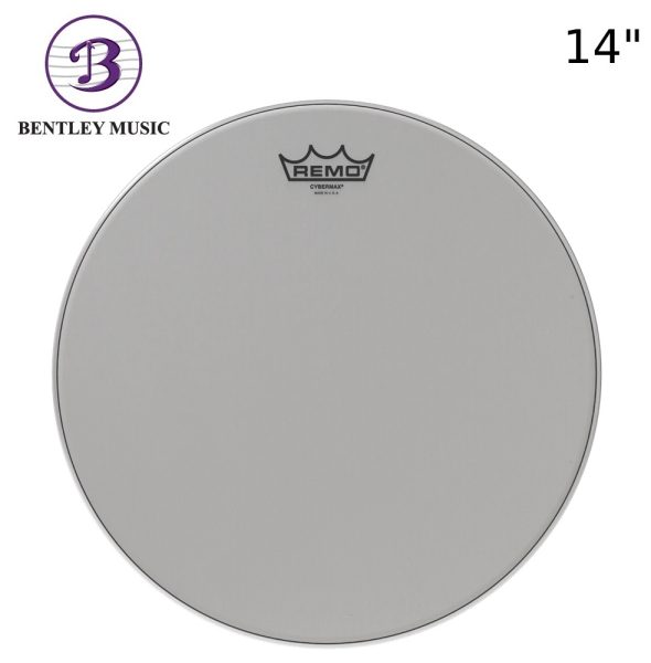 Remo KS-0524-00 Cybermax Drumhead With Duralock, White, 14-Inch Diameter