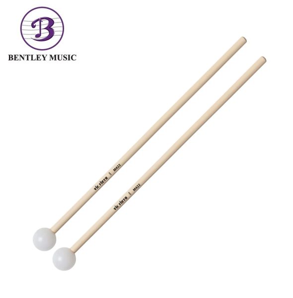 Vic Firth M422 Articulate Series Keyboard Mallet, 1 1/8" Poly, Round