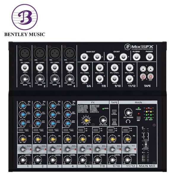 Mackie MIX12FX 12-Channel Compact Mixer with Effects