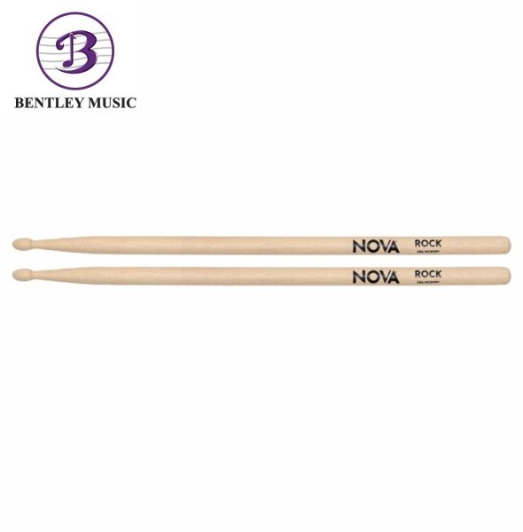 Vic Firth NROCK Nova Rock Drumsticks, Natural
