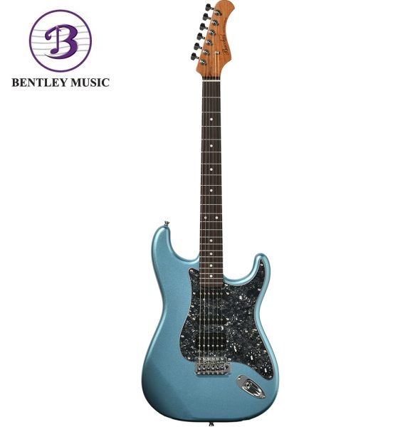 Bacchus BST-2-RSM/R-BPPG-IBM Universe Series Roasted Maple Electric Guitar, Ice Blue Metallic