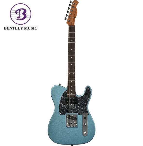 Bacchus BTE-2-RSM/R-BPPG-IBM Universe Series Roasted Maple Electric Guitar, Ice Blue Metallic