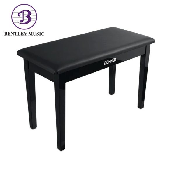 Donner EC2087 Piano Bench with Storage, Black