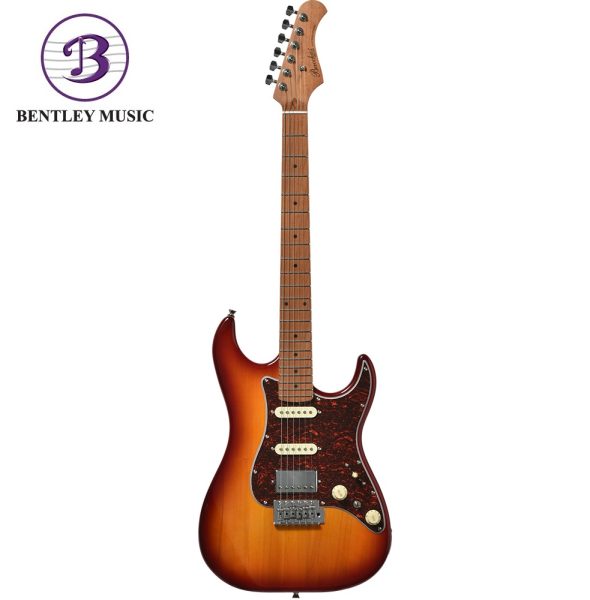 Bacchus GS-2DX RSM/M-CS Universe Series Roasted Maple Electric Guitar, Cherry Sunburst