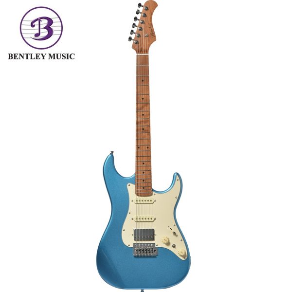 Bacchus GS-2DX RSM/M-LPB Universe Series Roasted Maple Electric Guitar, Lake Placid Blue