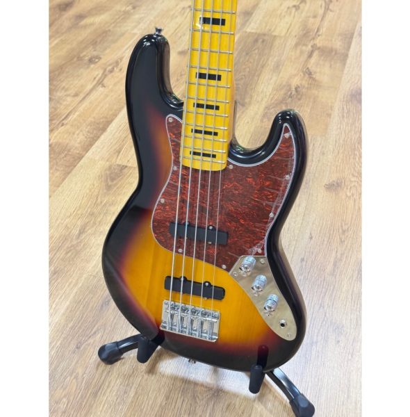 SQOE JB5BS300-SB MS Series Electric 5 Strings Bass, Sunburst - Image 3