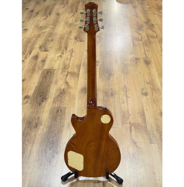 SQOE SELP900-VS LP Custom Series HH Electric Guitar, Honey Yellow - Image 2