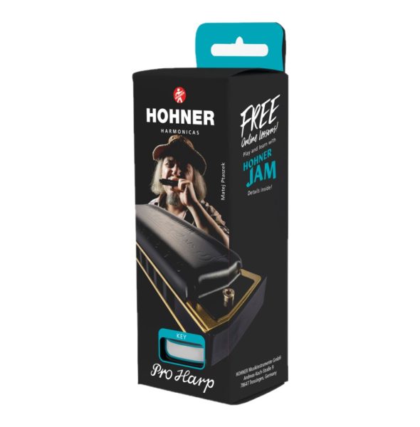 Hohner M564016P-C Pro Harp 10 Holes Harmonica, C - Image 3